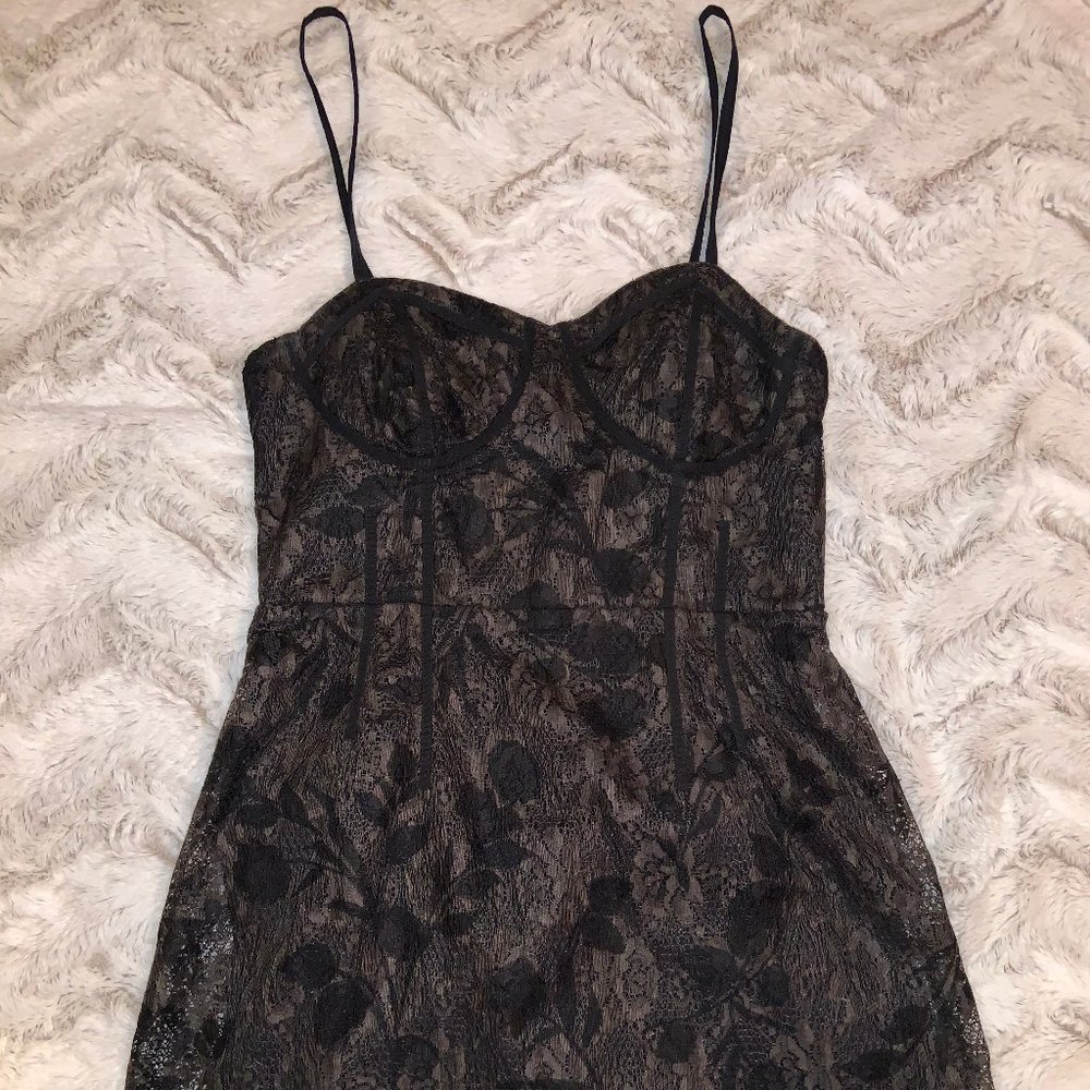 American Eagle Structured Lace Dress